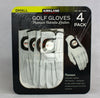 Kirkland Men'S Golf Gloves Premium Cabretta Leather 4 Pack Free Shipping S-XL