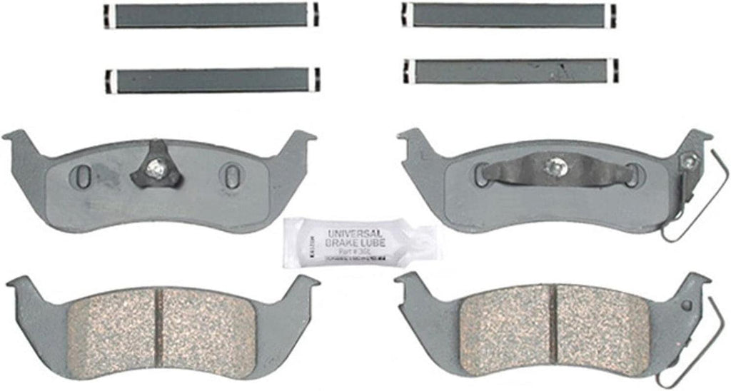 Gold 17D1040ACH Ceramic Rear Disc Brake Pad Set