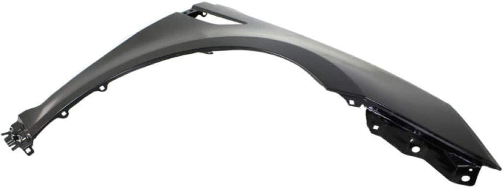 For Kia Optima 2011 12 13 14 15 2016 Front Fender Passenger Side | with Side Molding Holes | Replacement for 663212T000, KI1241134 | Trim : All Submodels