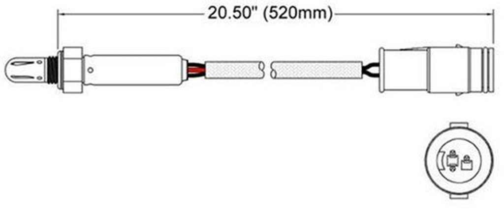 250-23802 3-Wire Oxygen Sensor