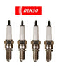 Pack of 4 Spark Plugs 3032 Denso for Buick Chevy Chrysler Dodge Plymouth Toyota