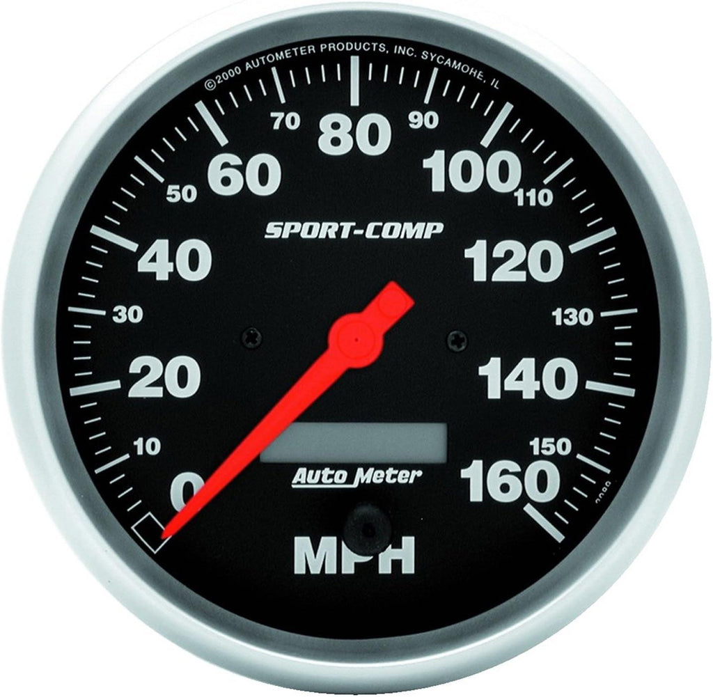 3989 Sport-Comp Electric Programmable Speedometer,5.000 In.