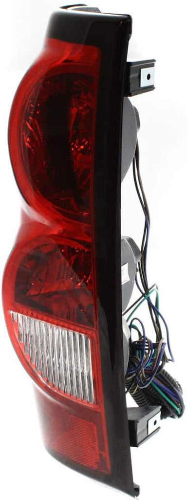 for Chevy Silverado 1500 2003-2006 Tail Light Driver Side W/Black Trim | Replacement for GM2800174 | 19169004