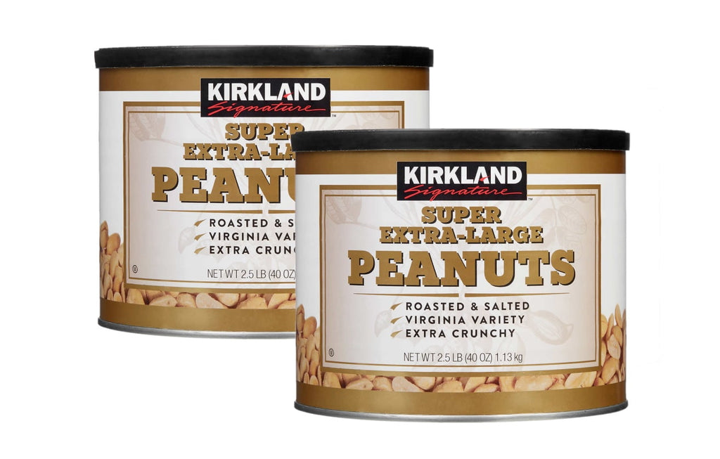 2 Pack | Kirkland Signature Super Extra-Large Peanuts, 2.5 lbs