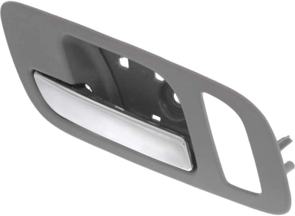 for Chevy Avalanche Interior Door Handle 2007-2013 Front Driver Side Gray Bezel W/Chrome Lever | Trim:All Submodels