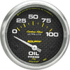 4827 Carbon Fiber Electric Oil Pressure Gauge,2.625 In.