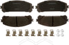 Silver 14D1324CHF1 Ceramic Front Disc Brake Pad Set