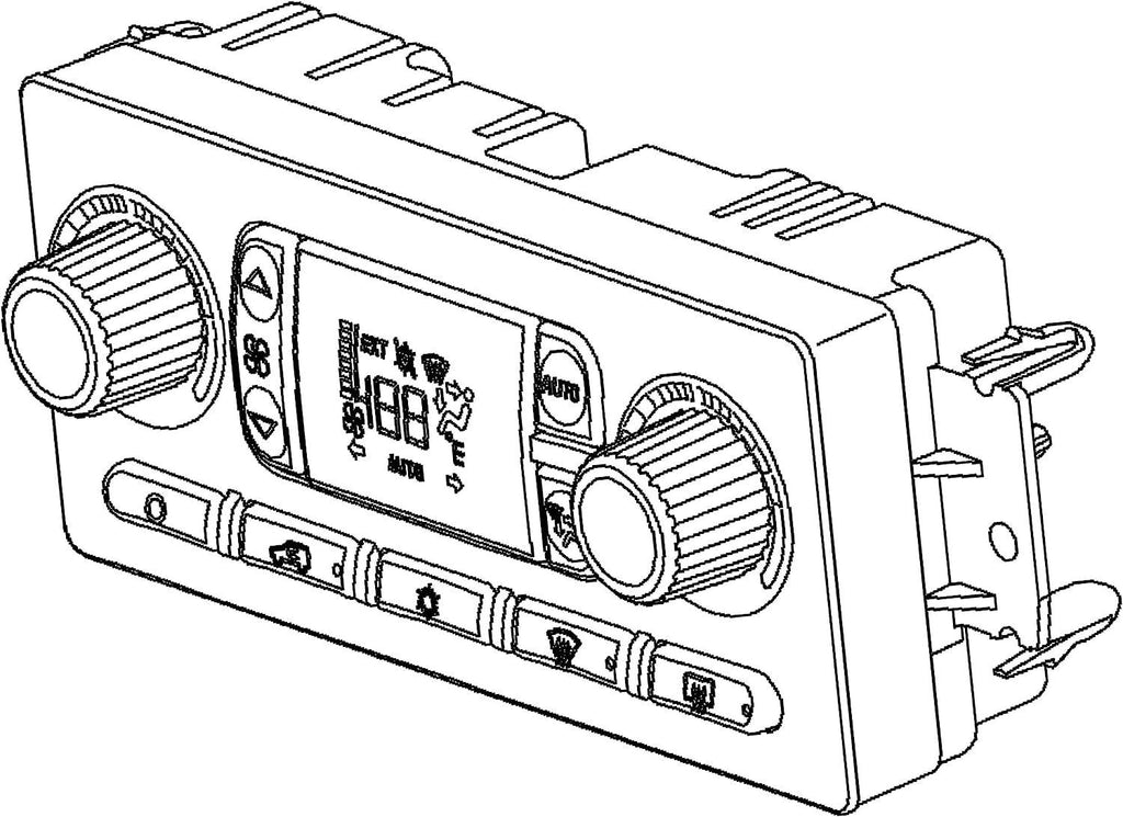 15-73468 GM Original Equipment Heating and Air Conditioning Control Panel with Rear Window Defogger Switch