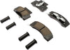 Gold 17D459CHF1 Ceramic Front Disc Brake Pad Kit with Bushings