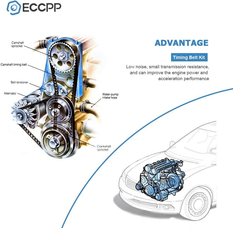 ® Fits 95-04 Toyota Tacoma 4Runner T100 3.4L 3.4 DOHC 5VZFE Timing Belt Water Pump Kit Tensioner