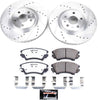 K5948-26 Front Z26 Carbon Fiber Brake Pads with Drilled & Slotted Brake Rotors Kit