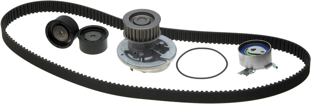 Professional TCKWP309 Timing Belt Kit with Water Pump, Tensioner, and 2 Idler Pulleys