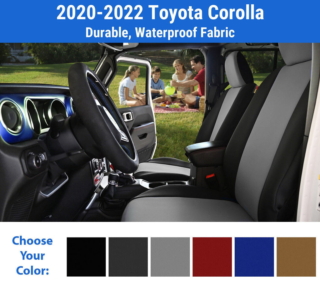 Genuine Neoprene Seat Covers for 2020-2022 Toyota Corolla