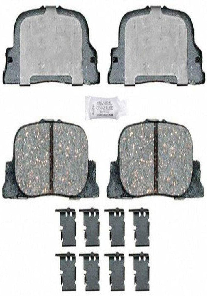 Gold 17D1088CH Ceramic Rear Disc Brake Pad Set