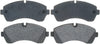 Gold 17D1268M Semi-Metallic Disc Brake Pad Set