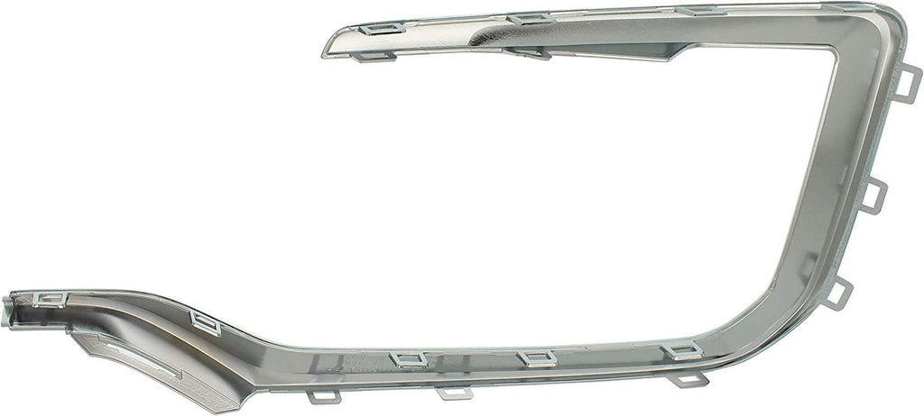 Evan-Fischer Front Bumper Trim Compatible with 2016-2017 GMC Terrain Chrome Passenger Side