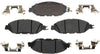 Gold 17D1649CH Ceramic Front Disc Brake Pad Set