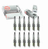 12 Pc NGK V-Power Spark Plugs Compatible with Mercedes-Benz C320 3.2L V6 2003-2005