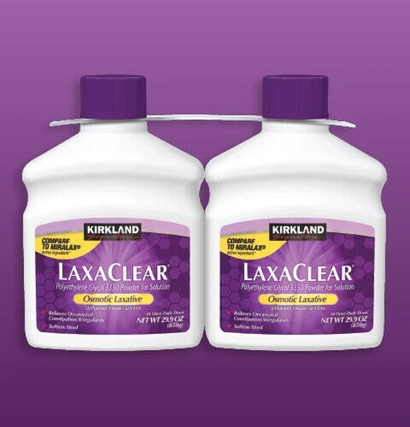 Laxaclear by Kirkland Signature , 100 Doses, Polyethylene Glycol 3,350