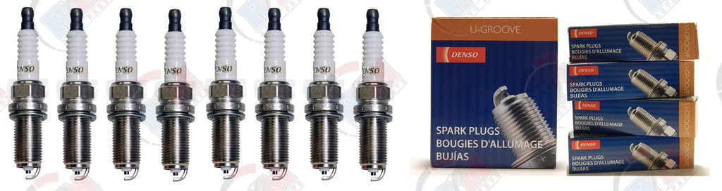 DENSO "U-GROOVE NICKEL" Spark Plugs (Set of 8) 2006-2010 for Honda Civic 1.3L L4