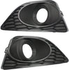 Fog Light Trim SET Compatible with 2010-2012 Ford Fusion Paint to Match Front, Driver and Passenger Side