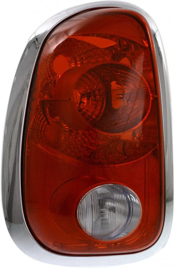 for Mini Cooper Countryman 2011 12 13 14 15 2016 Tail Light Assembly Driver Side | Lens & Housing | Chrome Trim | Replacement for MC2818103 | 615343668918, 63219808151