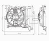 TYC A/C Condenser Fan Assembly for Aspen, Durango 610830