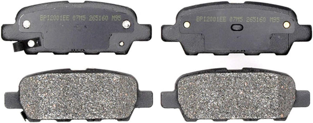 Gold 17D905M Semi-Metallic Rear Disc Brake Pad Set