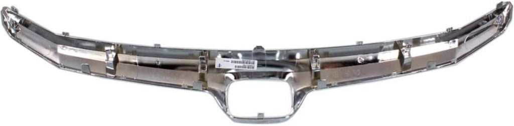 Evan-Fischer Grille Molding Compatible with Honda Civic 12-12 Chrome 1.8L Eng. Sedan