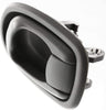 Interior Door Handle Set Compatible with 1996-2000 Hyundai Elantra Front and Rear, Driver Side Gray