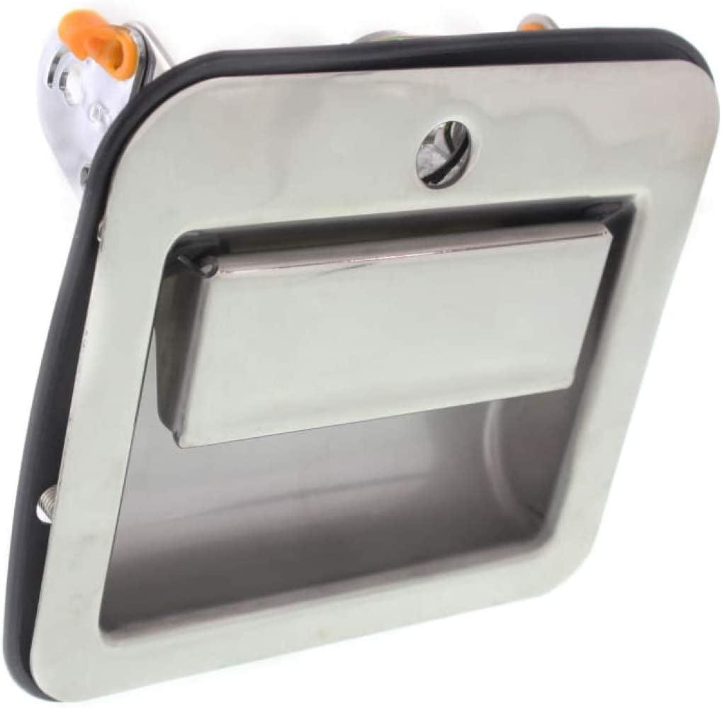 For Kenworth T300 Exterior Door Handle Front, Passenger Side Chrome (1995-2001) | Trim: Base