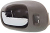 Compatible with Chrysler Sebring Interior Door Handle 2001 02 03 04 05 2006 Driver Side Front Dark Gray Bezel W/Chrome Lever W/Door Lock Hole Trim:All Submodels