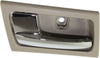 Interior Door Handle SET Compatible with 2003-2011 Ford Crown Victoria, Fits 2003-2011 Mercury Grand Marquis Front and Rear, Driver and Passenger Side Gray Bezel with Chrome Lever