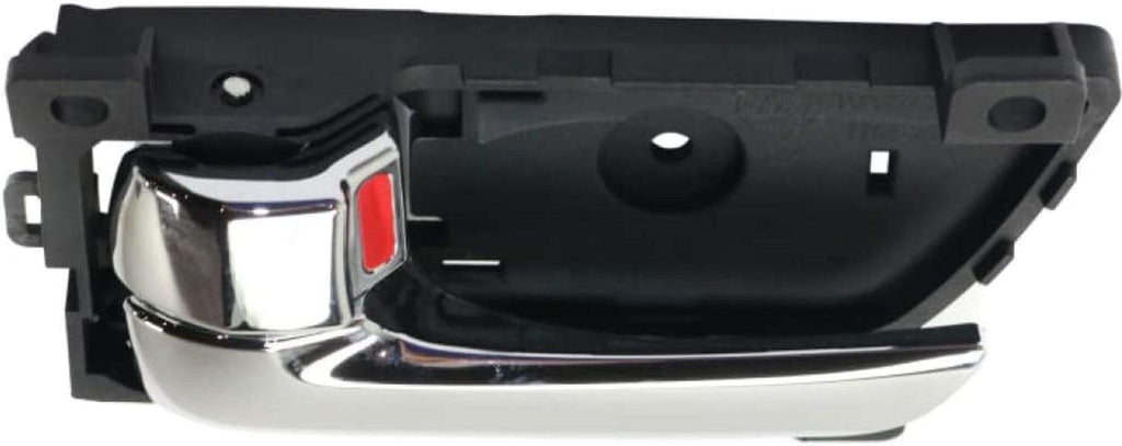 For Kia Sorento Interior Door Handle Front or Rear, Driver Side Chrome (2011-2015) | with Door Lock Button| Trim:All Submodels