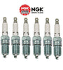 Set of 6 Spark Plugs NGK 3951/TR55 for Chevy Lincoln GMC Ford Cadillac Buick