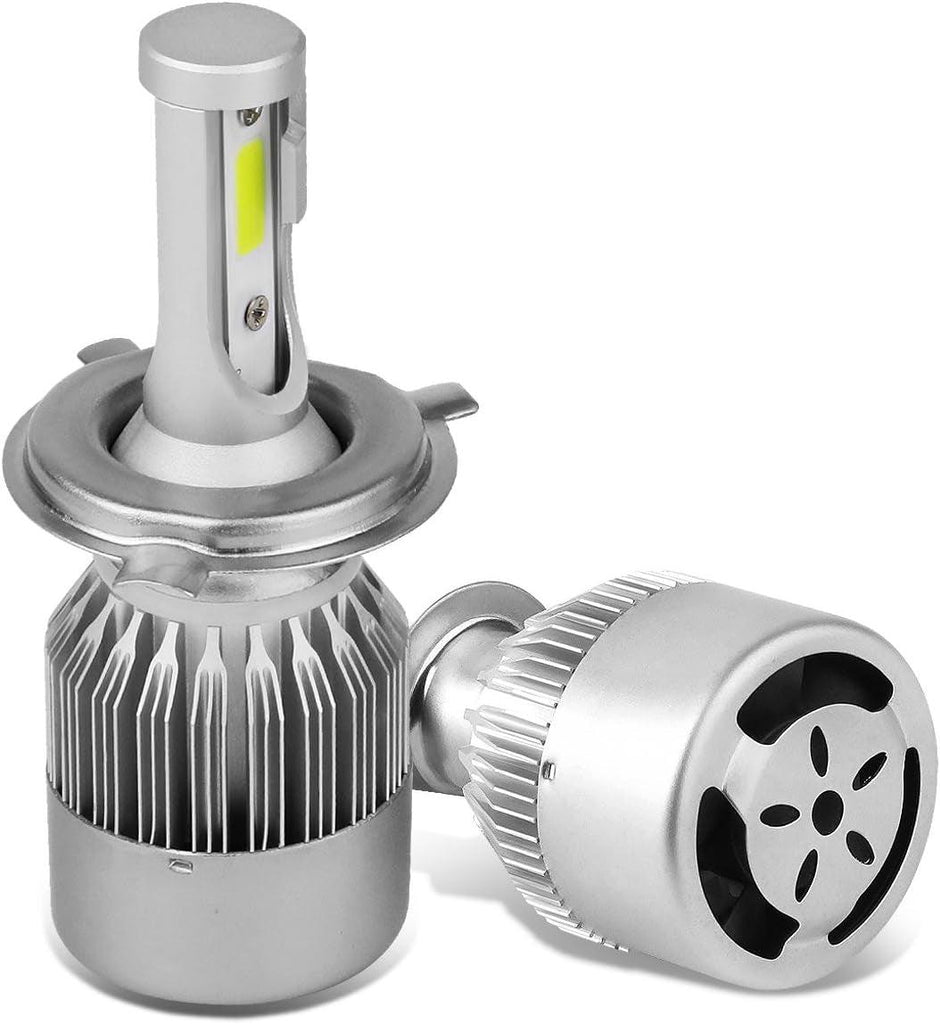 HID-LED-LB-FAN-H4-HL Pair of LED Light Bulbs with Cooling Fan