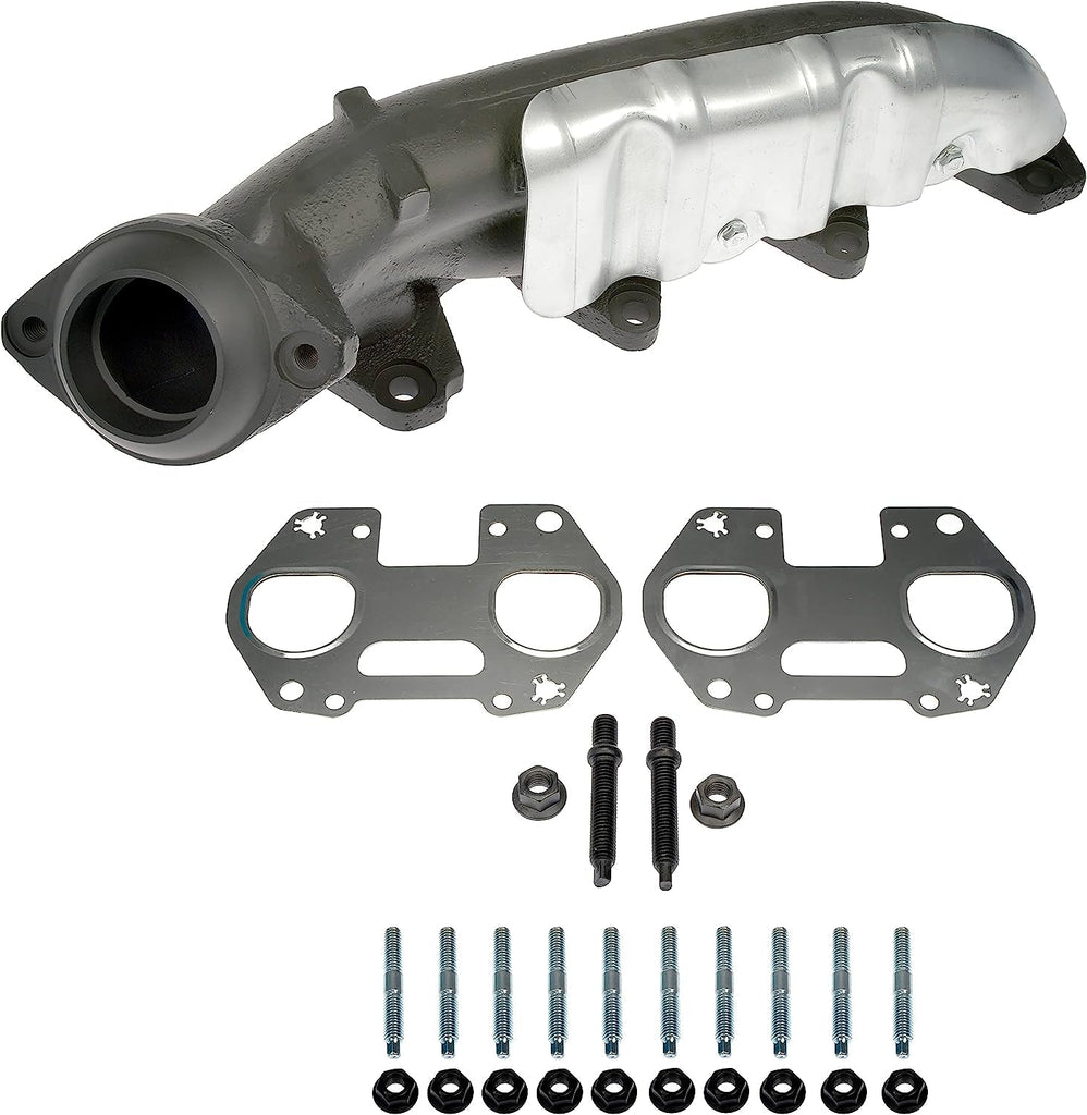 Dorman 674-697XD Passenger Side Ceramic Coated Exhaust Manifold Kit Compatible with Select Ford/Lincoln Models