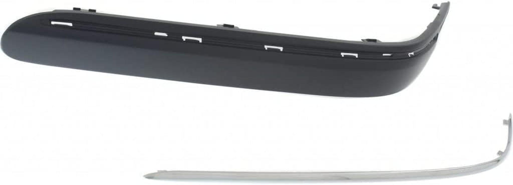 For Mercedes-Benz C230 / C240 / C280 / C320 / C50 Bumper Trim 2001-2007 Driver Side | Front | Molding | Sedan | Primed | W/Avantgarde & Elegance Package | MB1058104 | 2038852121