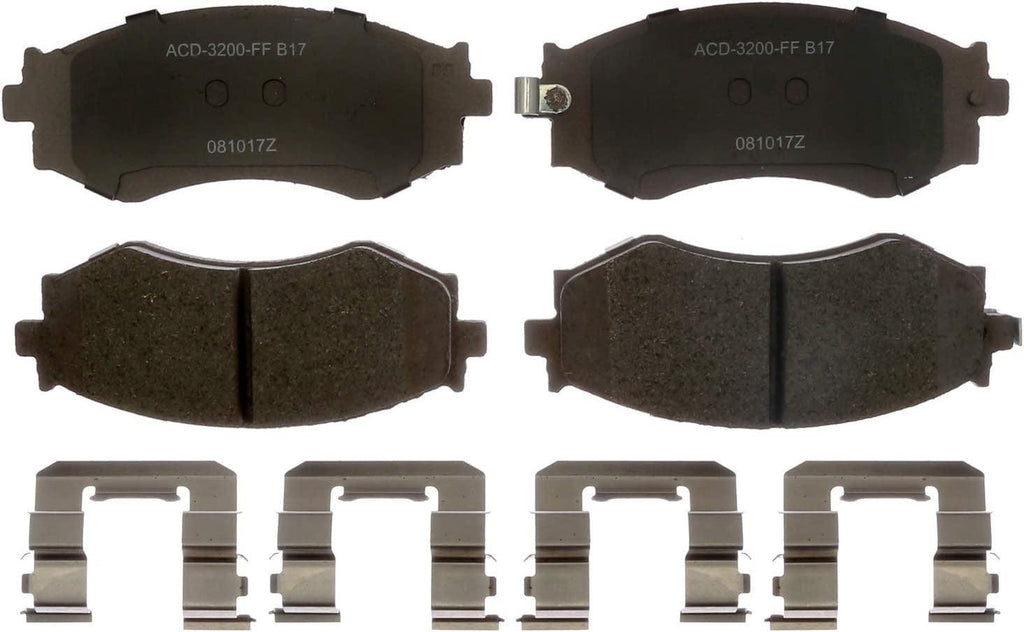 Silver 14D462CHF1 Ceramic Front Disc Brake Pad Set