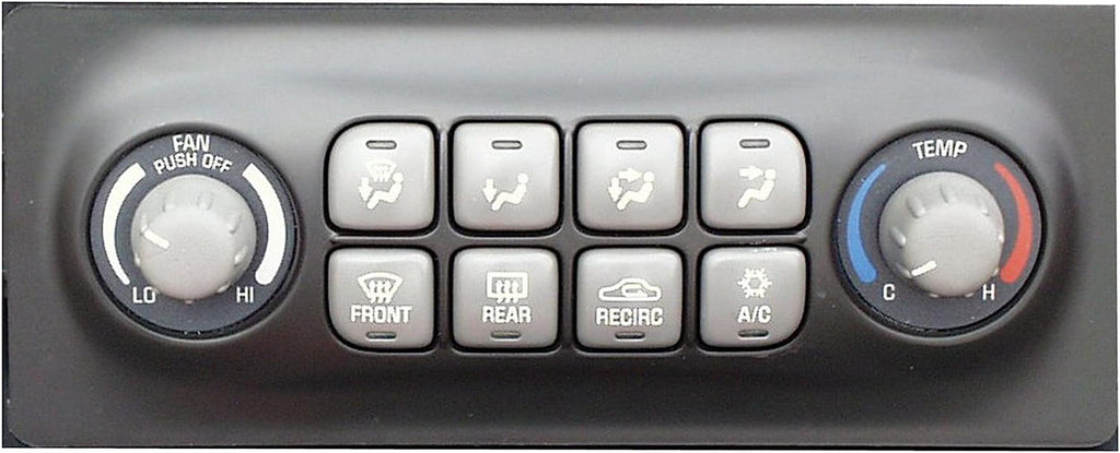 15-72793 GM Original Equipment Heating and Air Conditioning Control Panel with Rear Window Defogger Switch