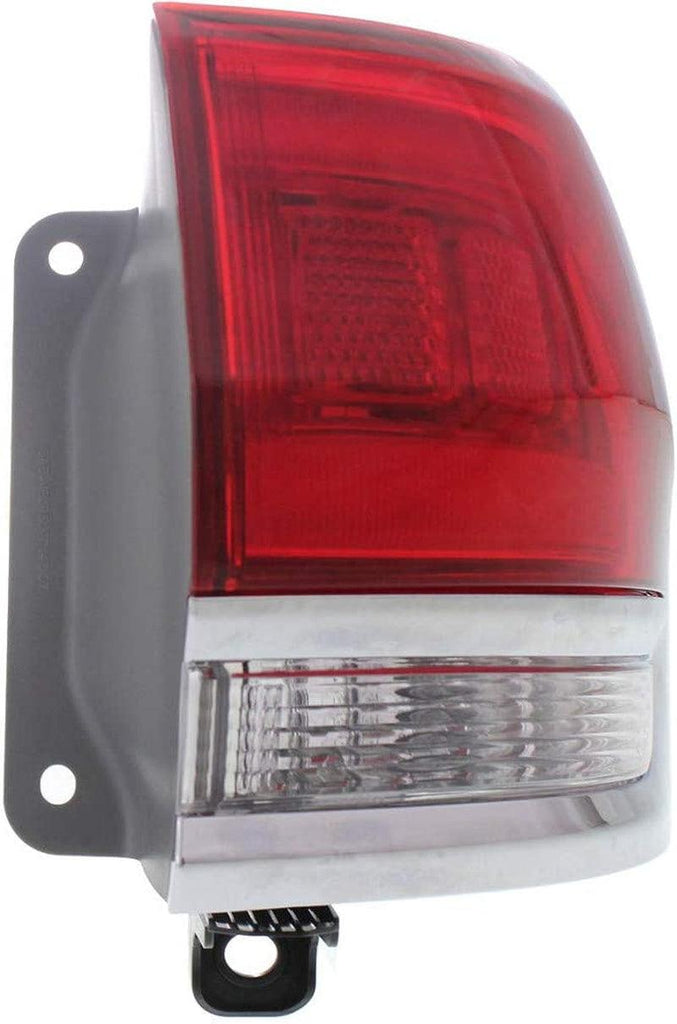 For Jeep Grand-Cherokee 2014-2017 Tail Light Assembly Outer Laredo | Limited | Overland.Summit MD Trim Passenger Side Chrome DOT Certified | CH2805106 | 68110016AE