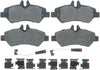 Gold 17D1317MH Semi-Metallic Rear Disc Brake Pad Set