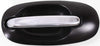 Exterior Rear Door Handle Compatible with Chrysler Town and Country 1996-2000 LH Side Sliding Door Chrome Lever+Smooth Black Housing