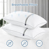 BedStory Pillows for Bed Set of 2 Standard Size , Down Alternative Bed Pillows for Sleeping with Ultra Soft Fiber Fill