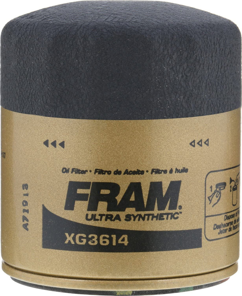 Ultra Synthetic Automotive Replacement Oil Filter, Designed for Synthetic Oil Changes Lasting up to 20K Miles, XG3614 with Suregrip (Pack of 1)