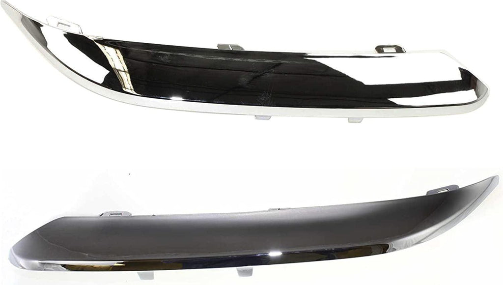 Front Bumper Trim Compatible with 2005-2010 Chrysler 300 Bumper Strip 5.7L Eng. Passenger and Driver Side