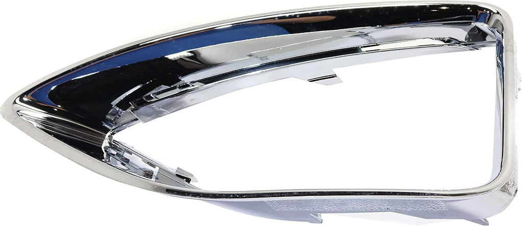 Fog Light Trim Compatible with 2010-2012 Ford Fusion Hybrid/Sel/(Sport 10-10) Models Driver Side