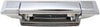 Compatible with Toyota Pickup Exterior Door Handle Front, Passenger Side Chrome (1984-1988) | with Key Hole| Trim:All Submodels