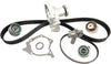 Professional TCKWP313 Timing Belt Kit with Water Pump, 2 Belts, 2 Tensioners, and Idler Pulley