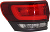 Tail Light Compatible with 2014-2021 Jeep Grand Cherokee Driver Side, Outer